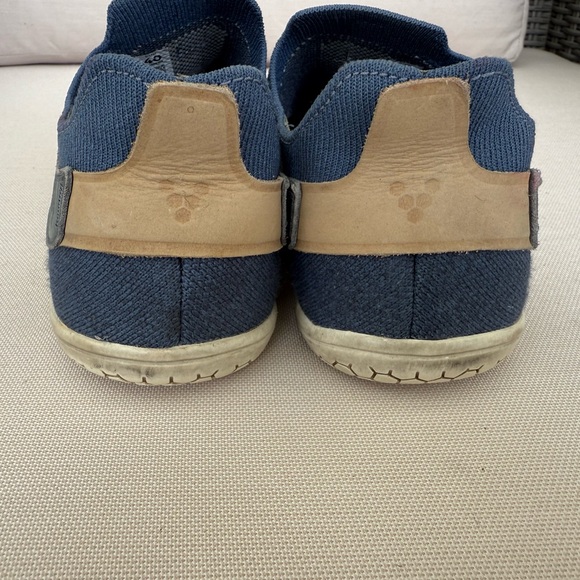 Vivobarefoot Womens Trainers Primus Asana Casual Lace-Up Leather Textile Blue 9 - Picture 4 of 8